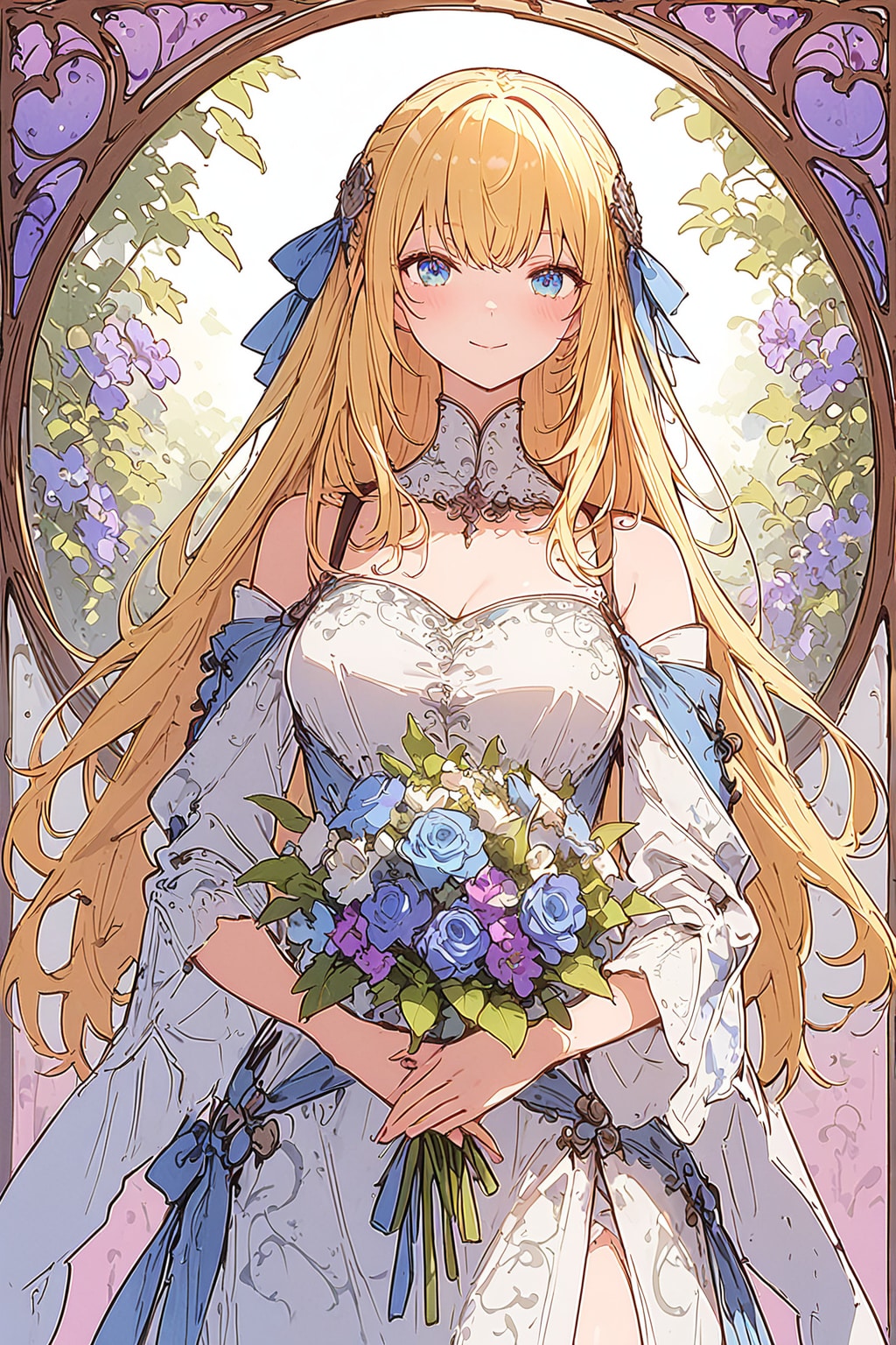 祝2周年の花束贈呈