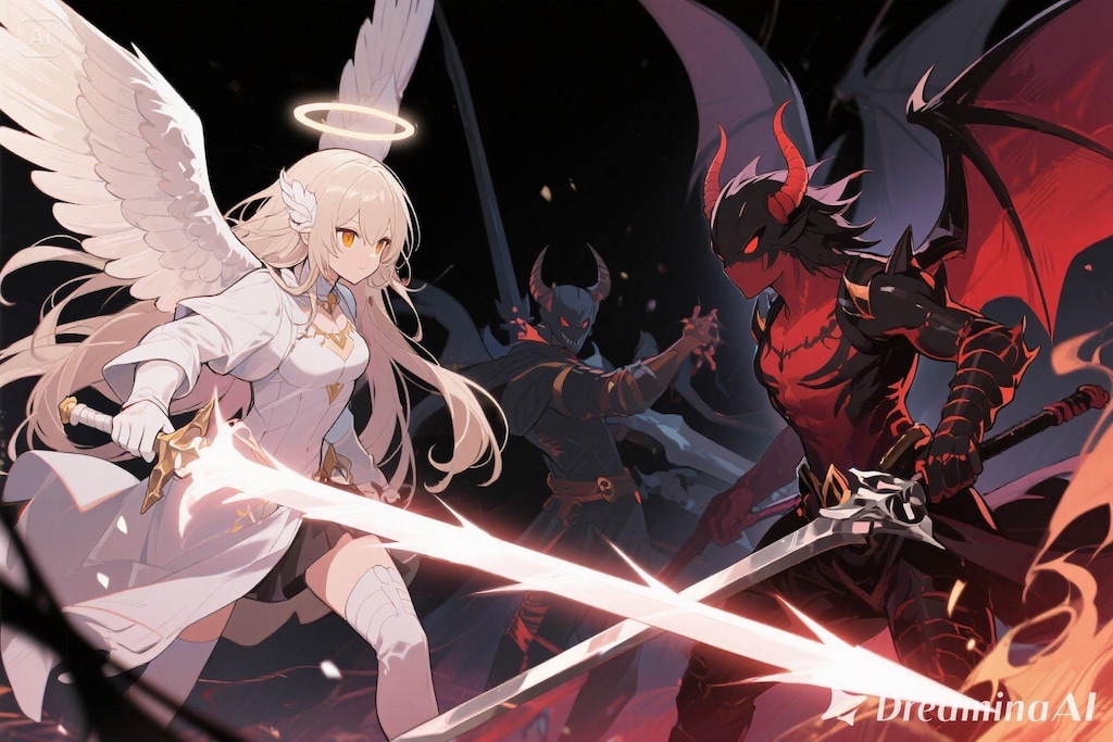 天使と悪魔の戦い