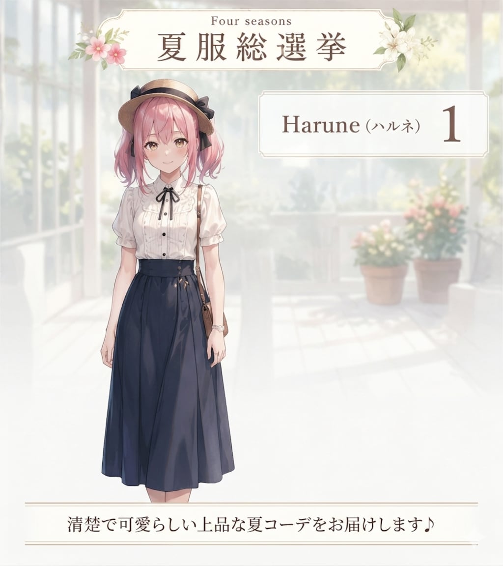 夏服総選挙〜ハルネ&フユキ編