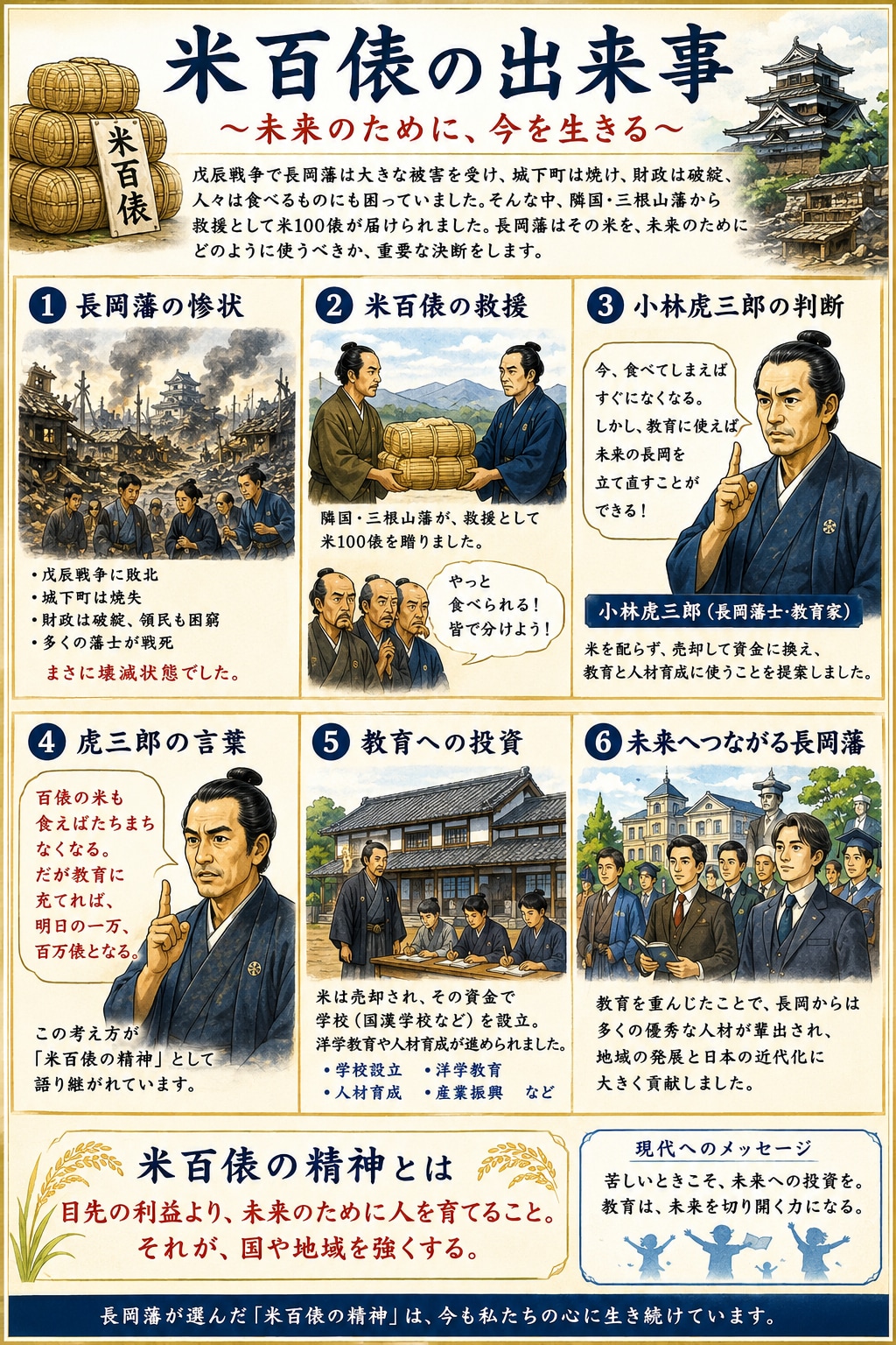 [今日は何の日 6/15] 米百俵デー