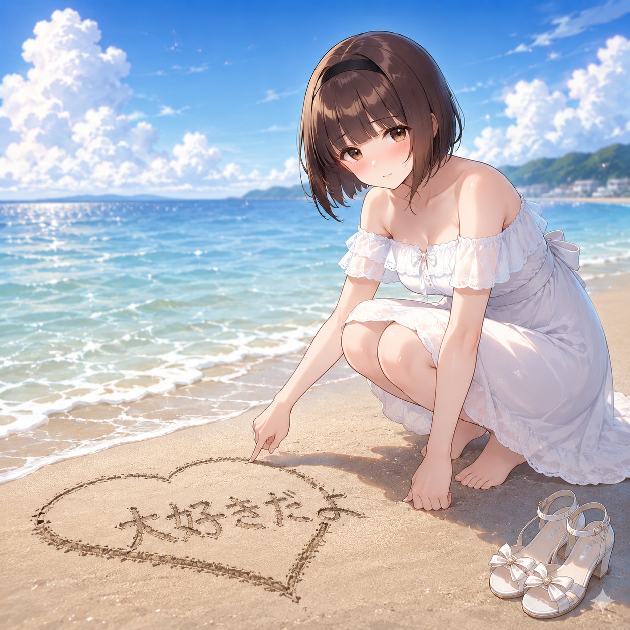 想い出の砂浜