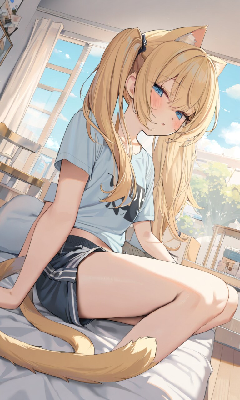 こるり「眠い」まや「おはよう新学期だ」 | の人気AIイラスト・グラビア