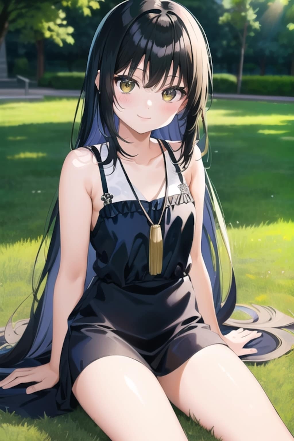 魅力的な黒髪娘（1）