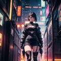 cyberpunk girl 5枚目