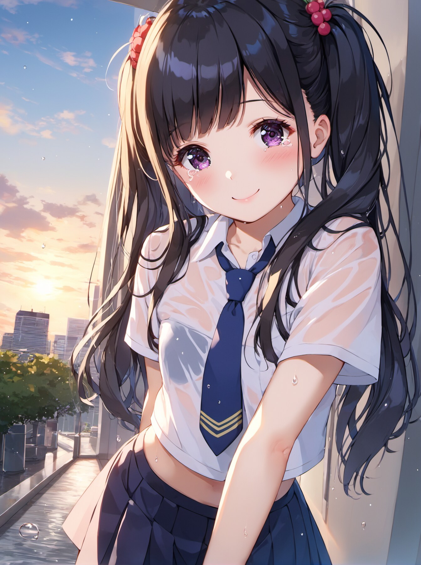 雨に濡れた女の子06(12枚)