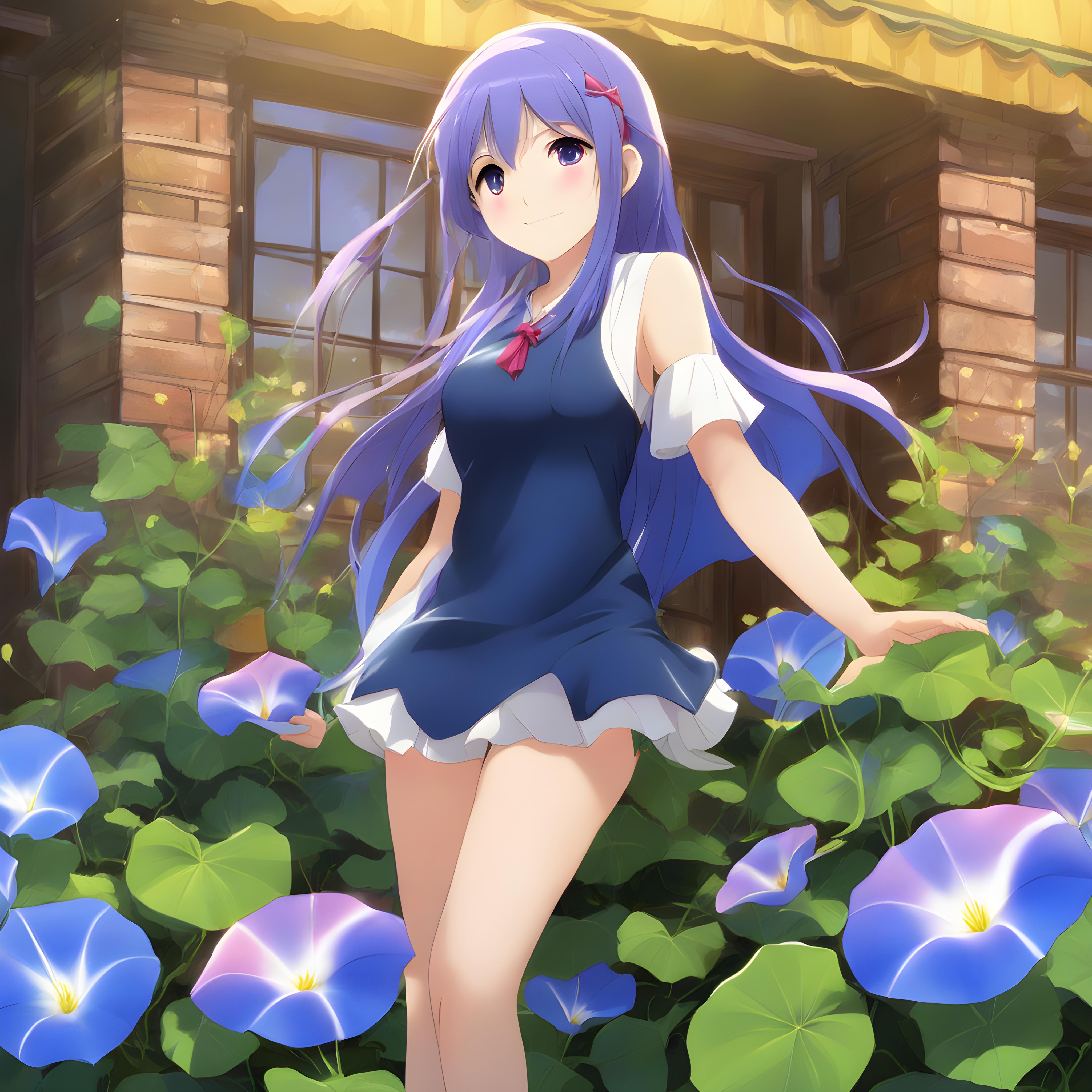 💓アサガオ娘ですよー