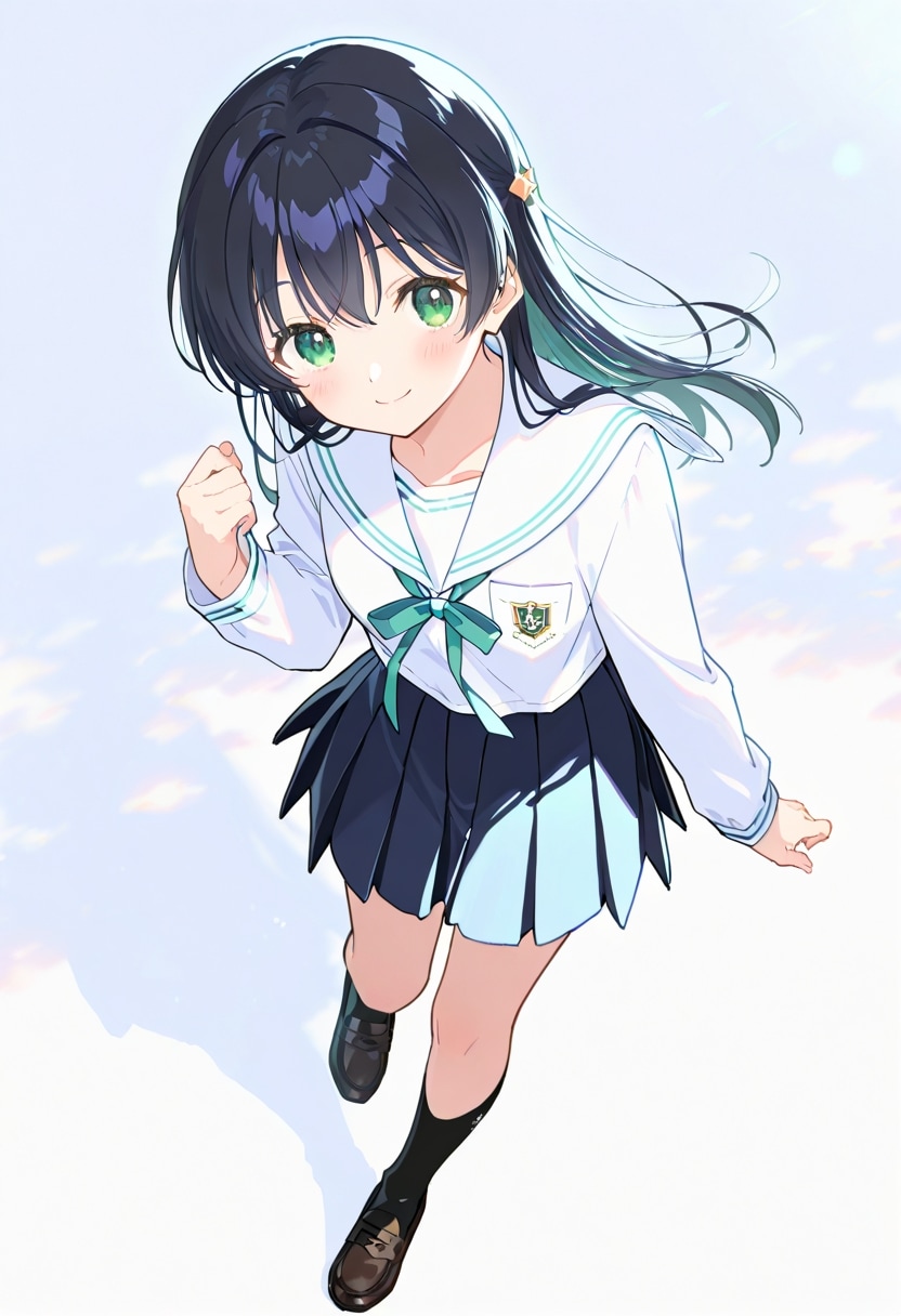 黒髪女子生徒（319） | の人気AIイラスト・グラビア