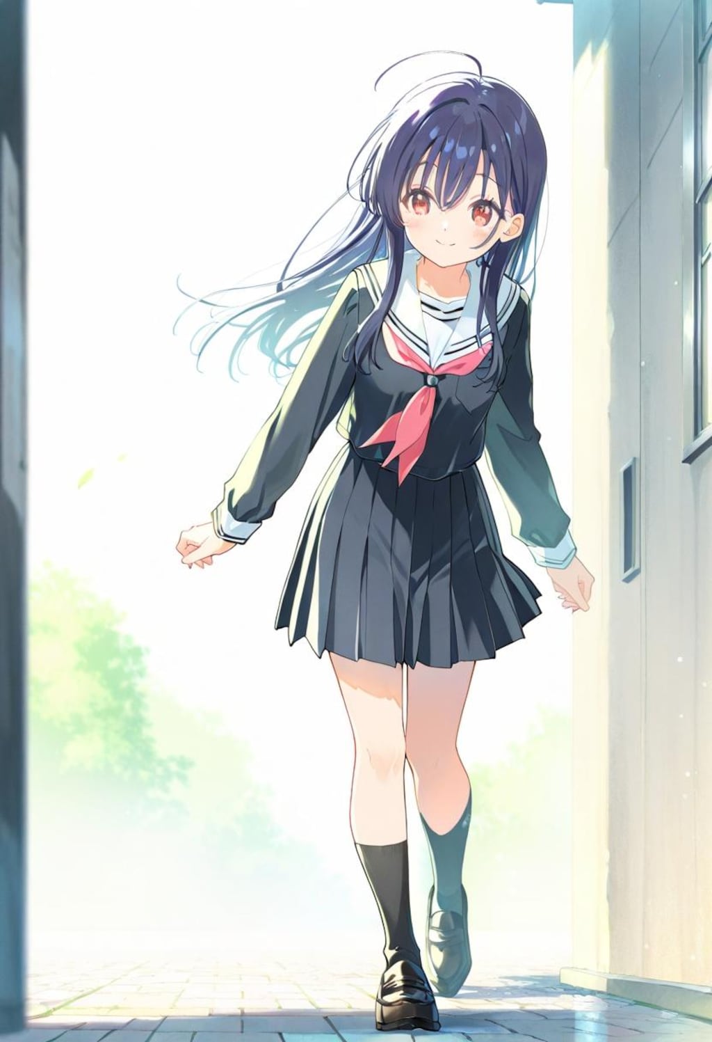 黒髪女子生徒（319）