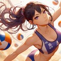 ビーチバレー女子2 4枚目