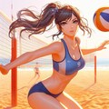 ビーチバレー女子2 3枚目