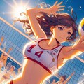 ビーチバレー女子2 5枚目