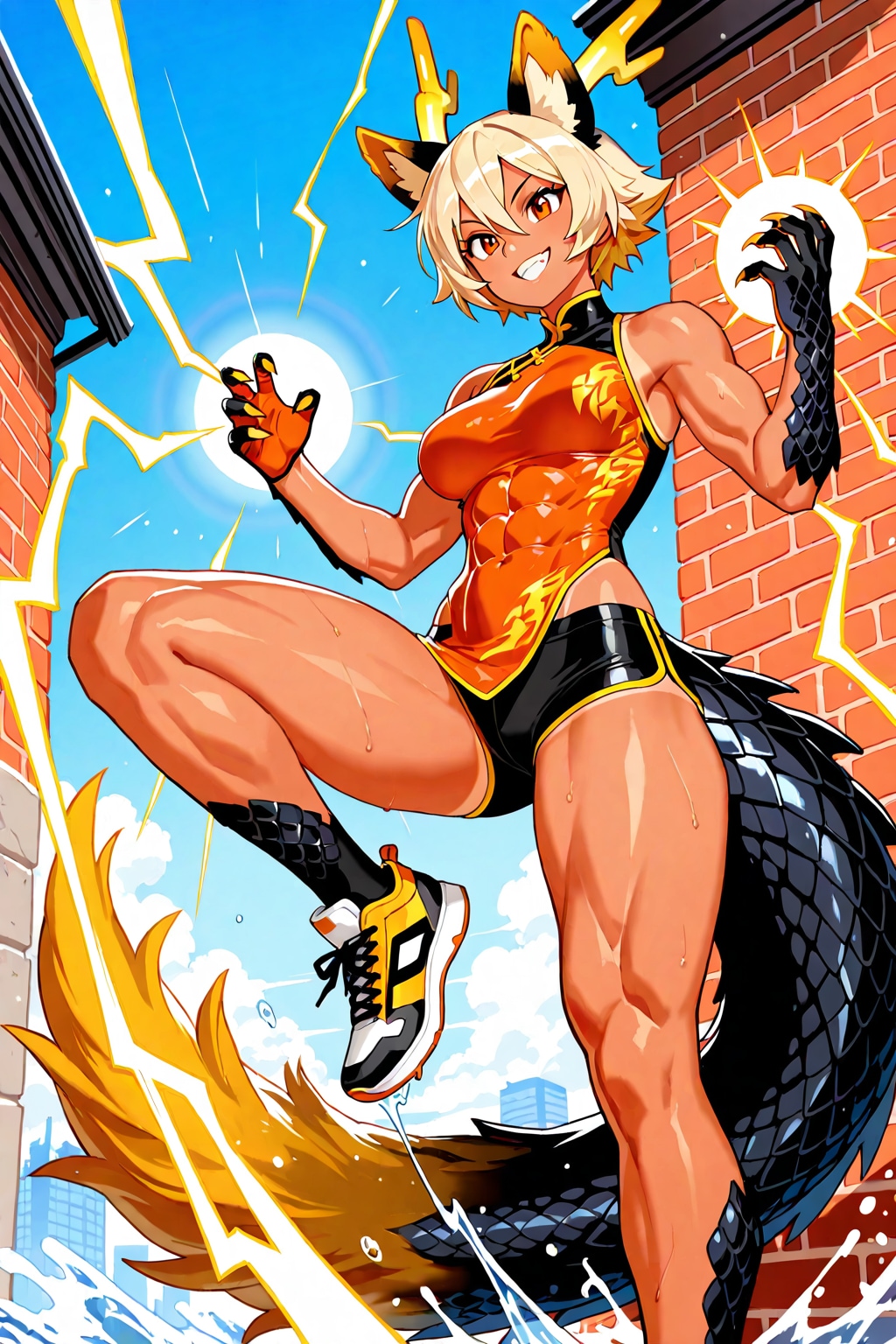 🐺 ヴァルキリー探偵社・調査一課：強襲・実戦捜査員 ラン（Lan / 嵐狼）⚡
