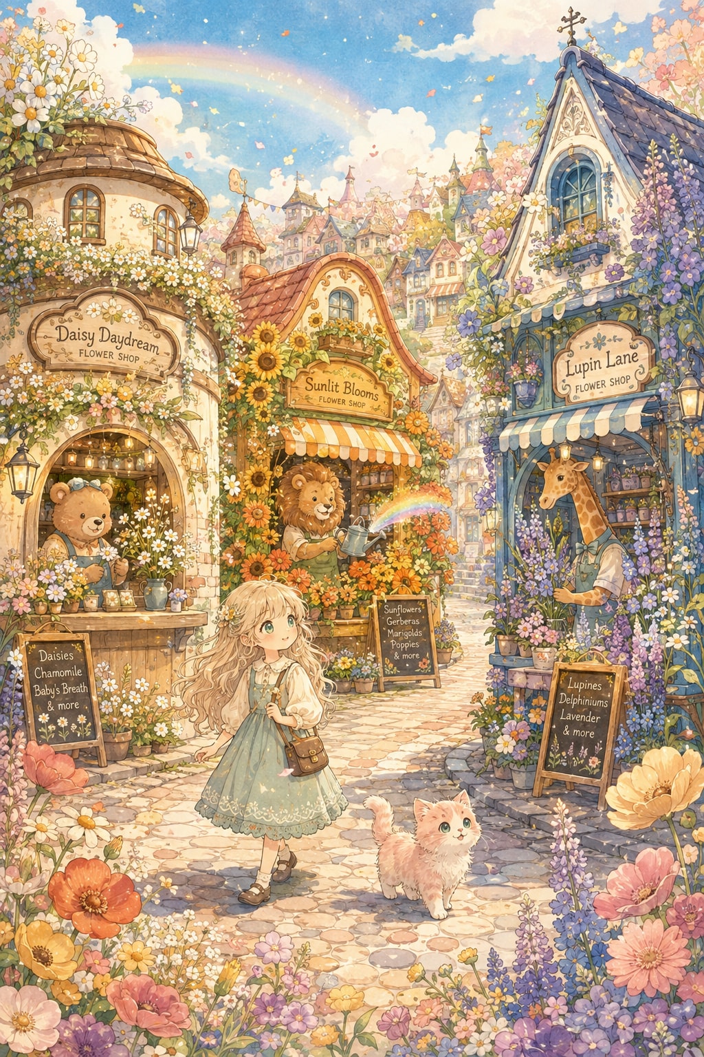 花屋さんしかない街