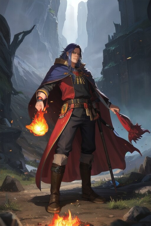 火吹山の魔法使い | の人気AIイラスト・グラビア