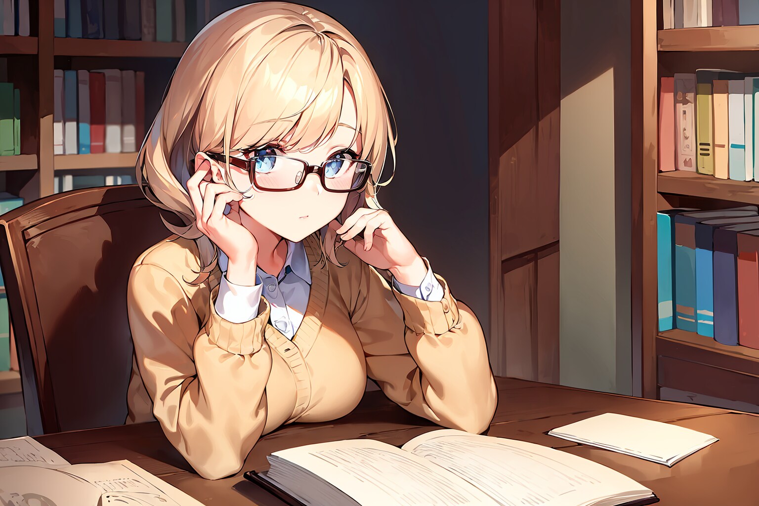 メガネ娘