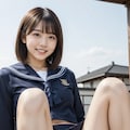 ムラムラを必死で我慢しきれなくなってる彼女 2 2枚目