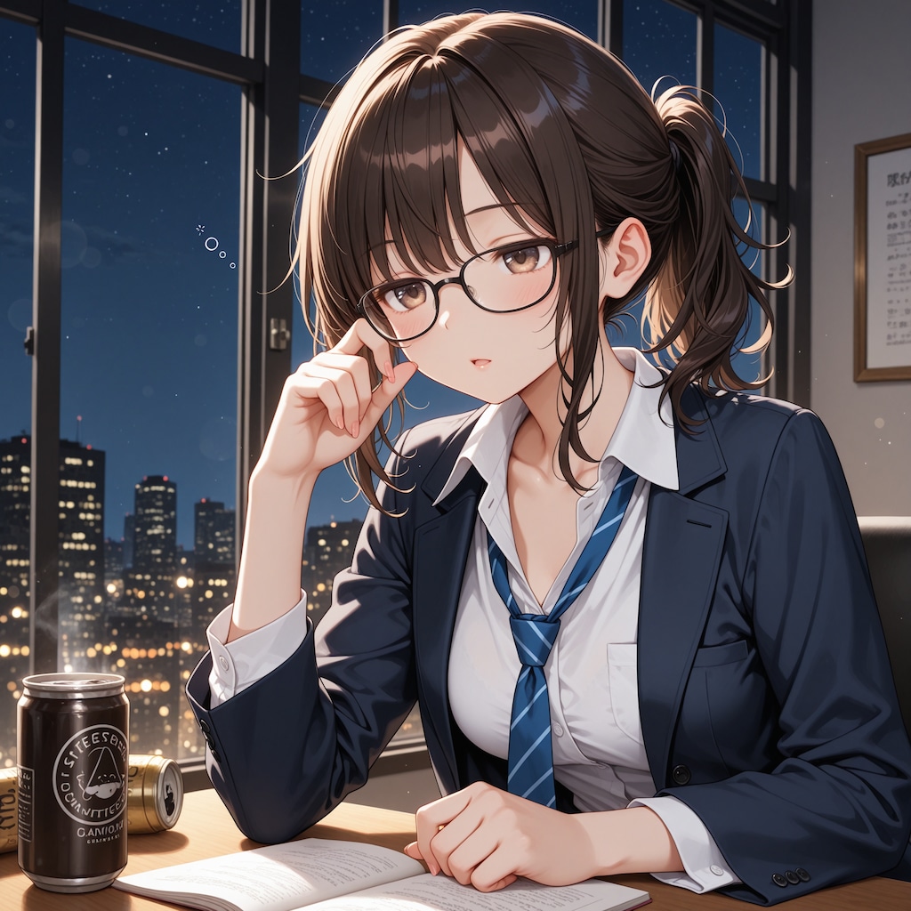 残業確定OL