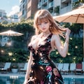 プールサイドのSheena②💕 6枚目
