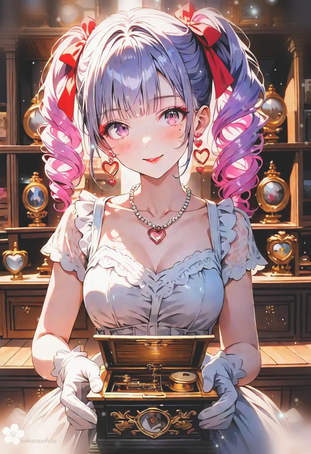 オルゴールを聞きながら