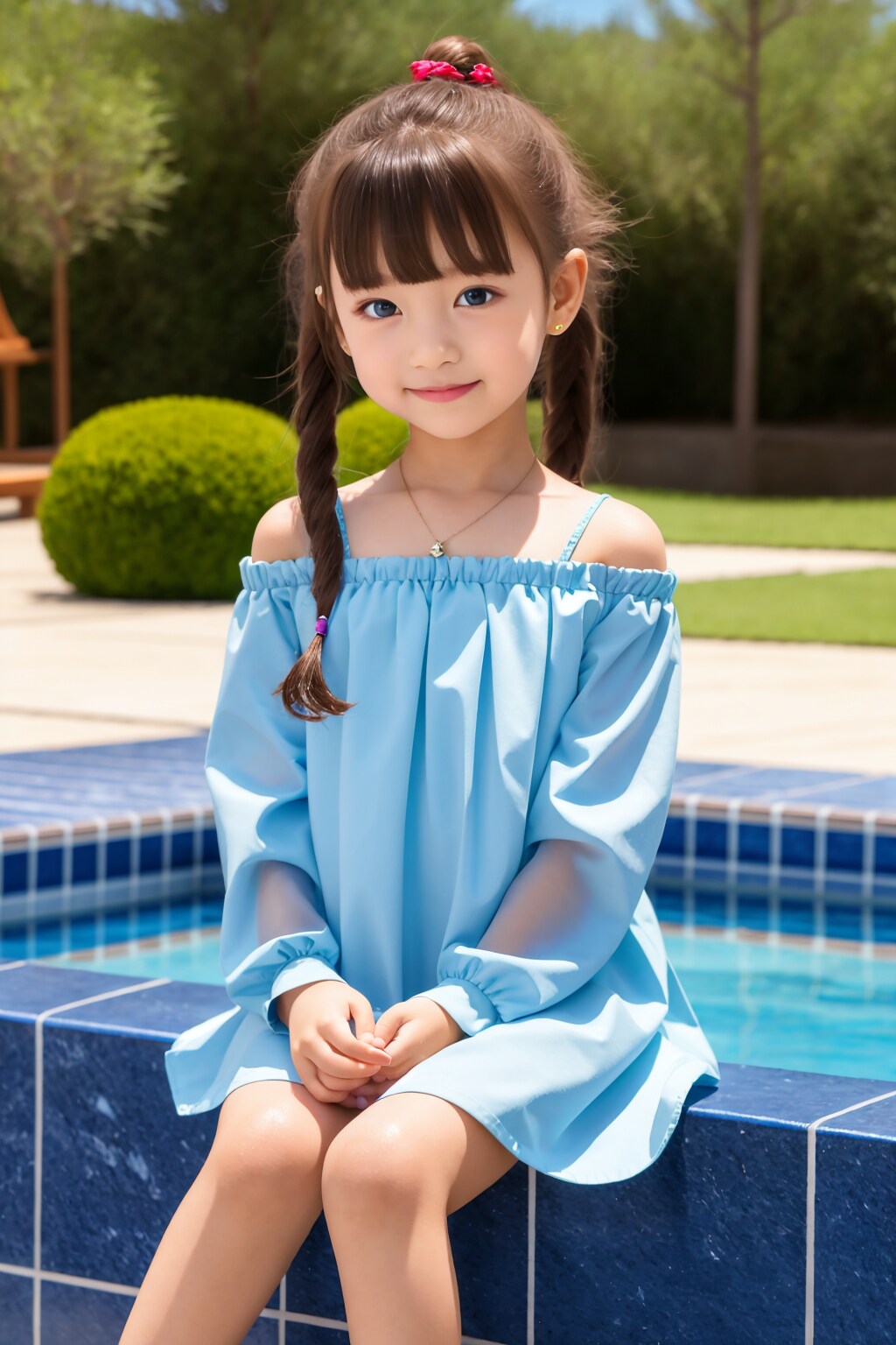 夏の妹（オフショル） | の人気AIイラスト・グラビア