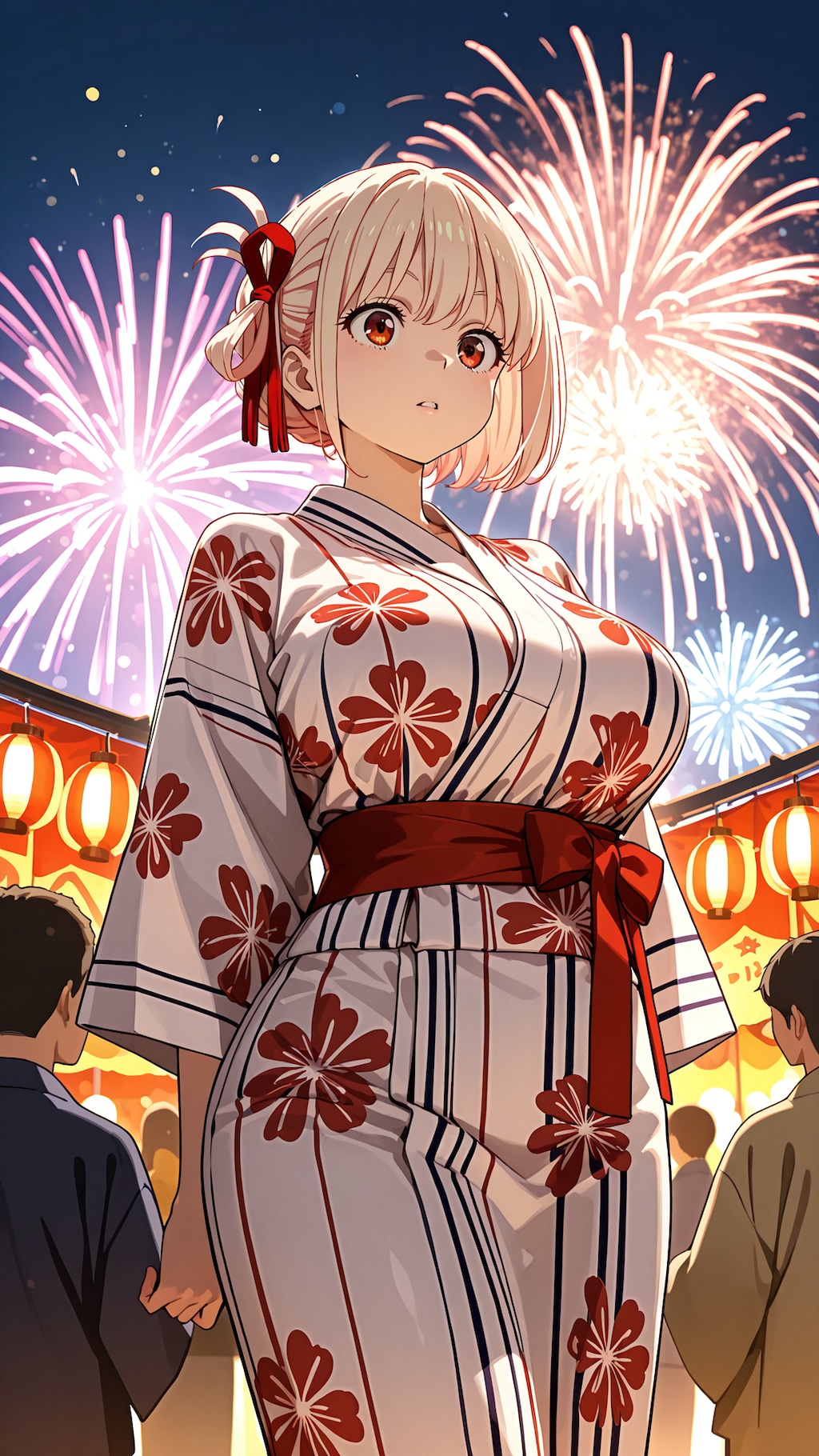 花火と浴衣