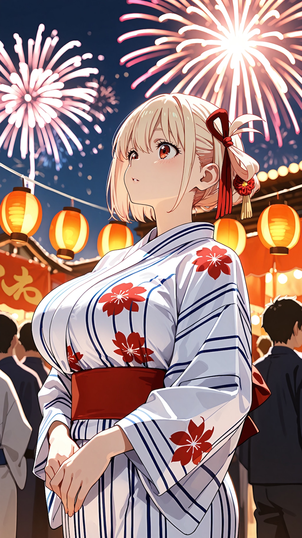 花火と浴衣