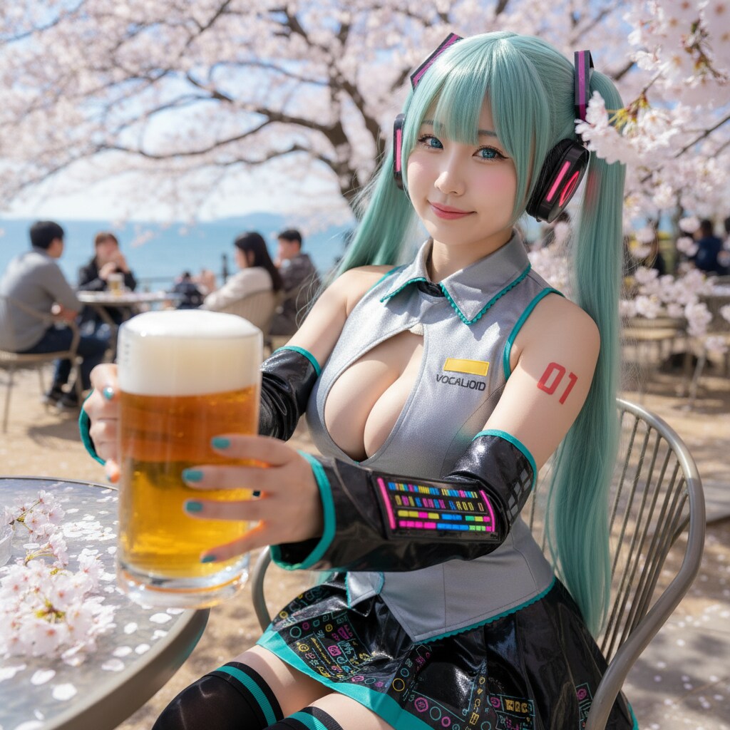 みどツイさん。ビール