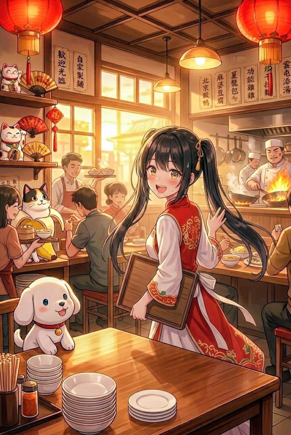 恋偈(れんげ)ちゃんとイヌーピー時々バナにゃん