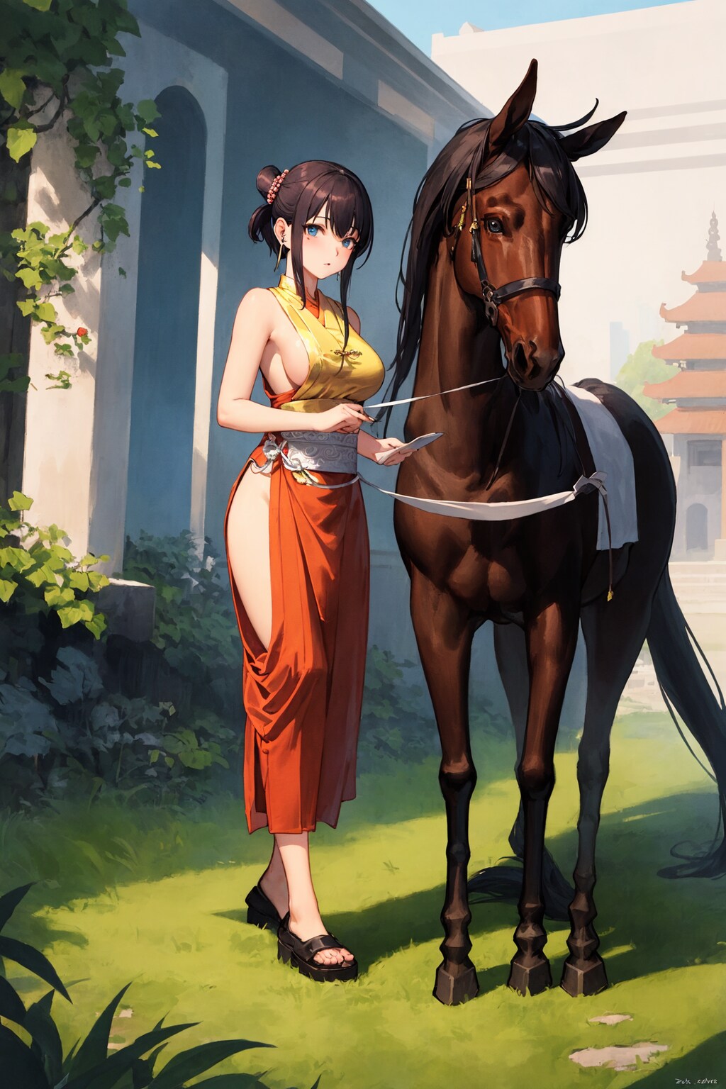 馬の耳に念仏（色っぽい女僧侶は想定外）