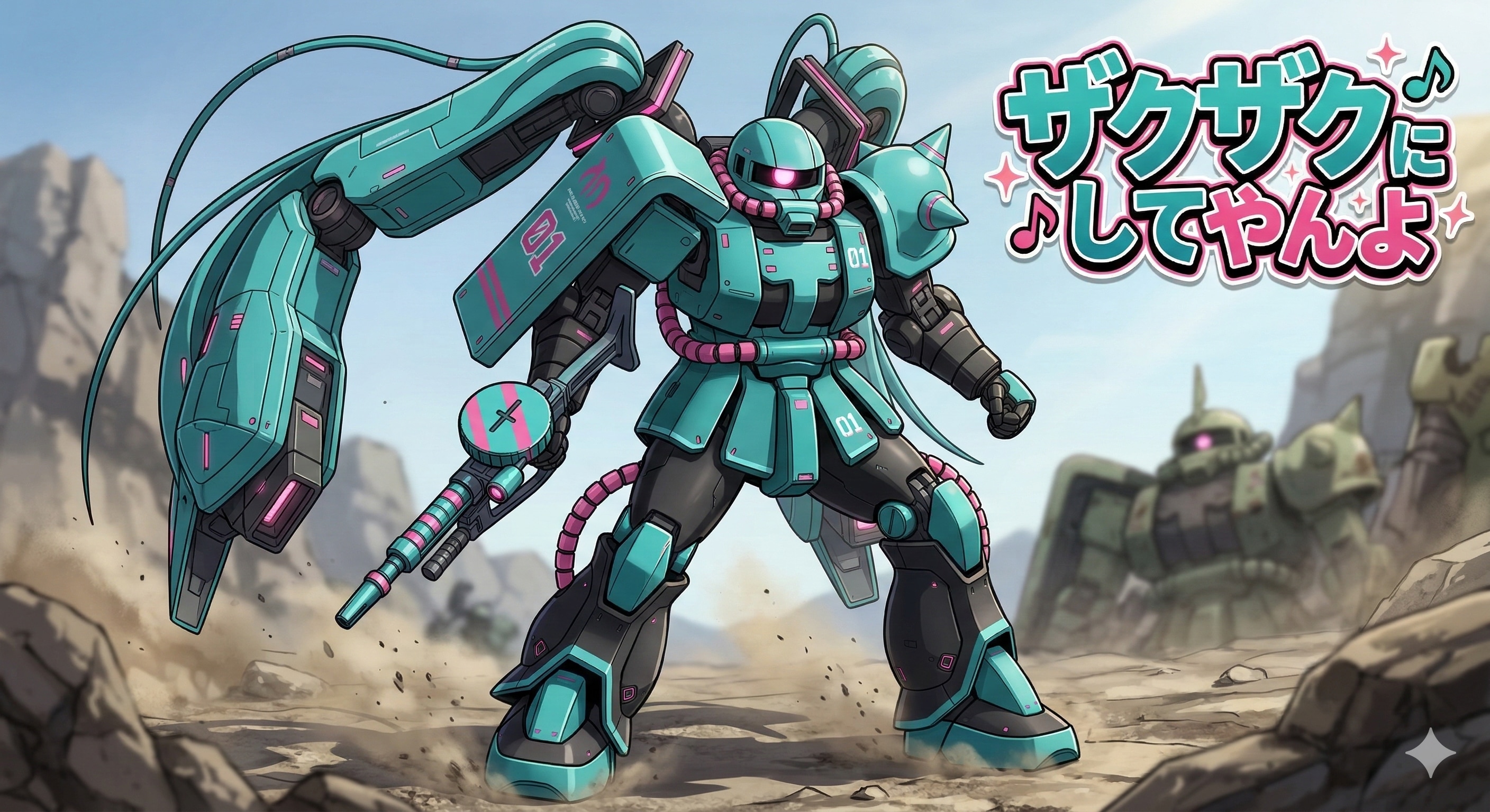 ミクの日兼ザクの日（3/9） | の人気AIイラスト・グラビア