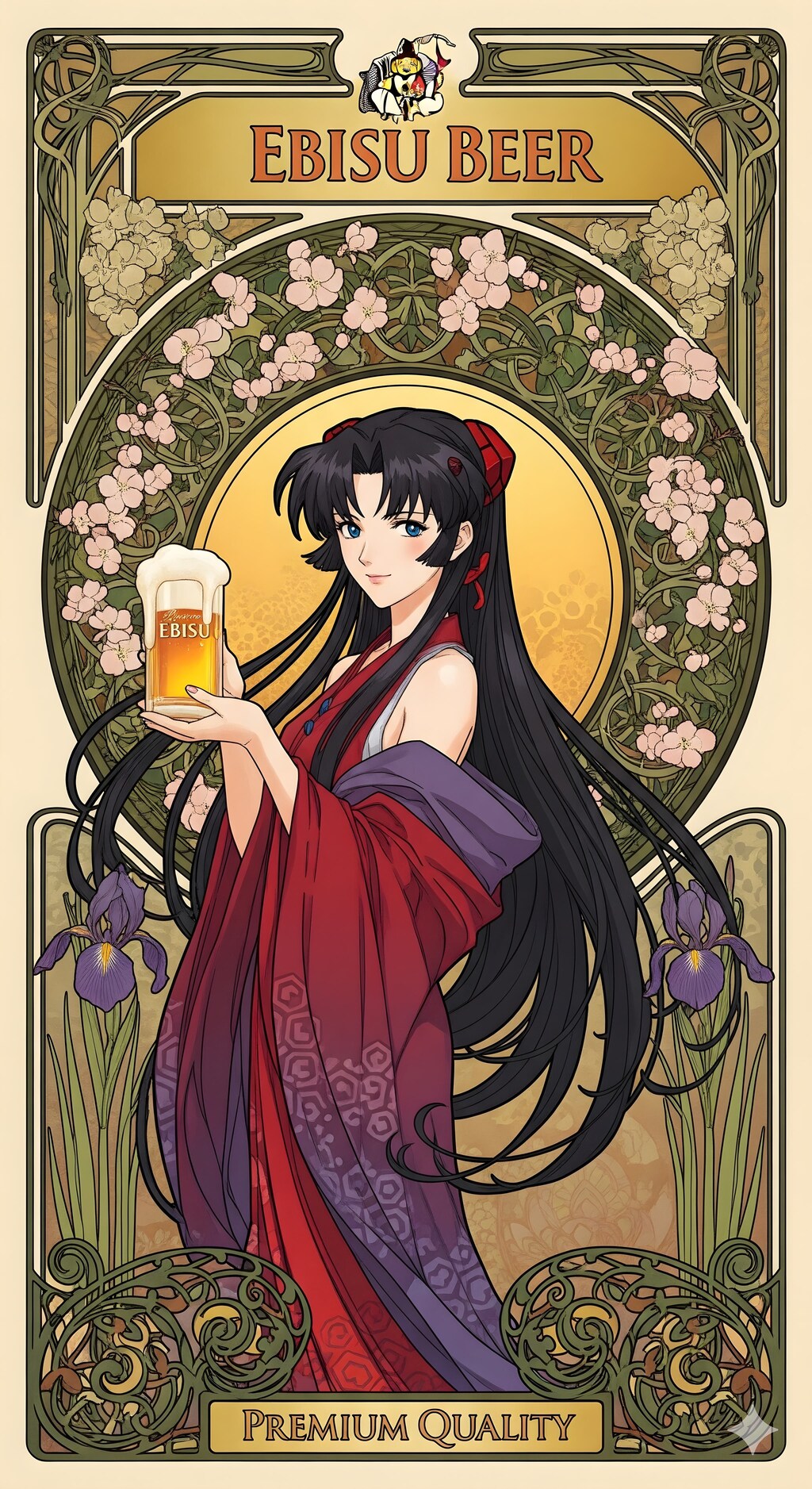 ビール 広告的イメージの､ ポスター