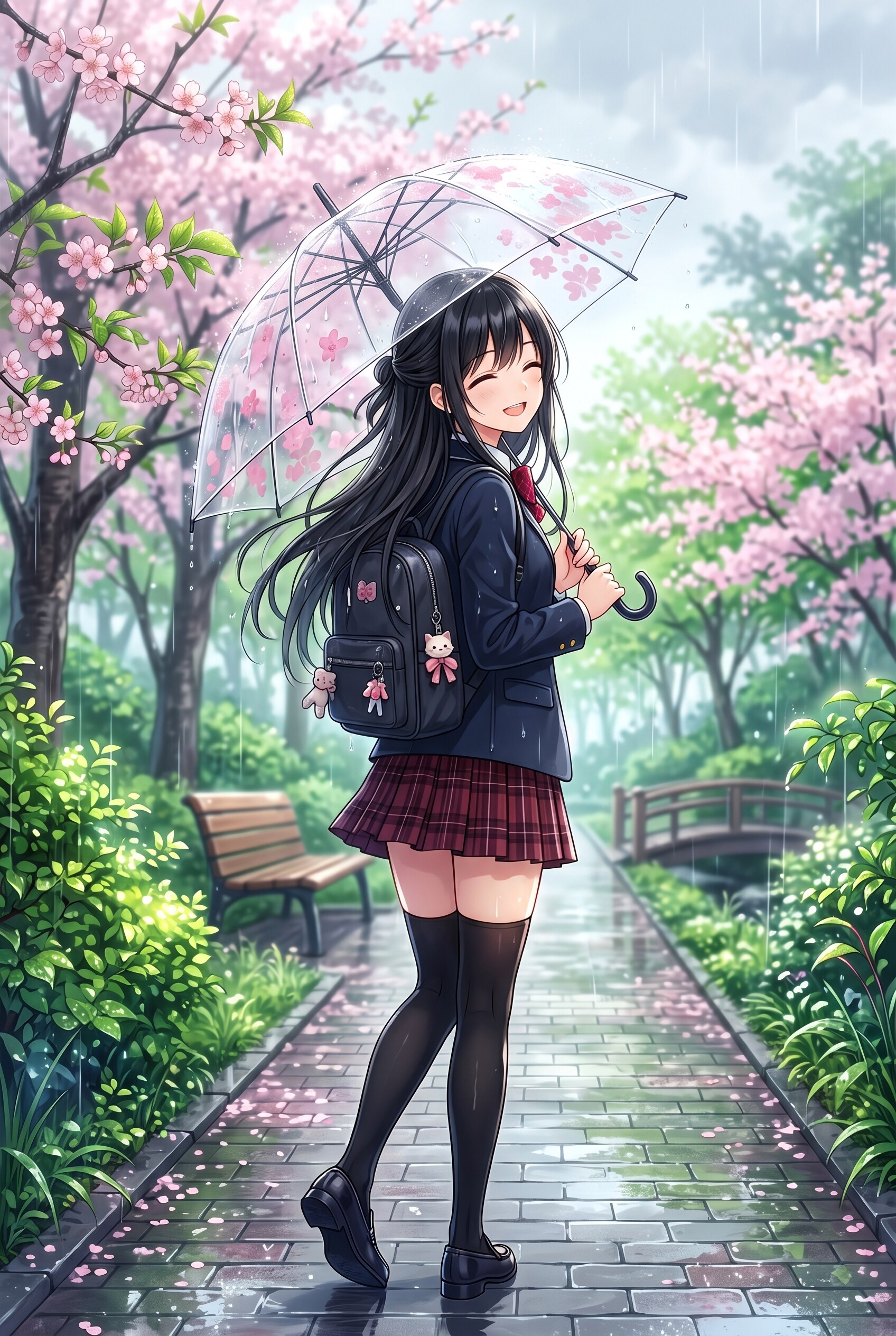 日曜に降らなくてよかったね