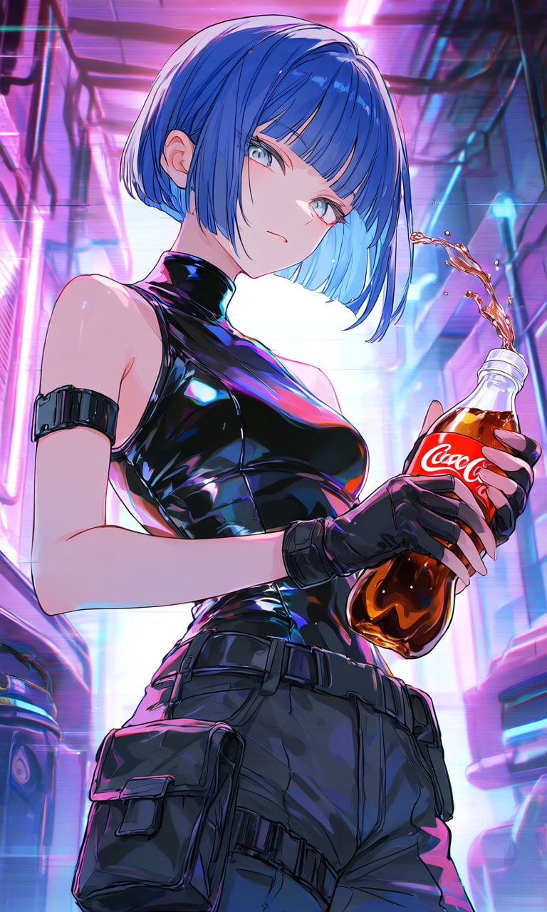 瓶を振る