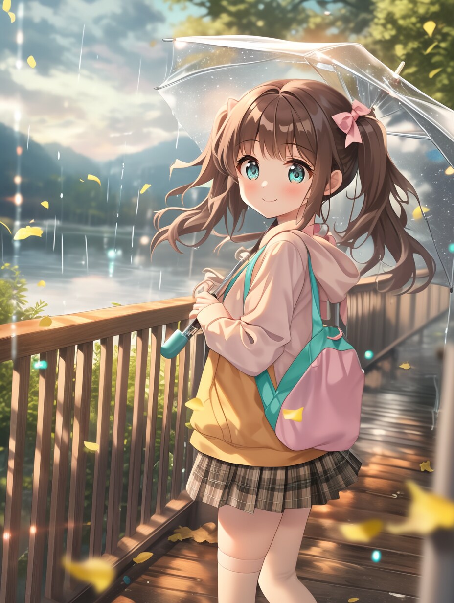 雨の公園
