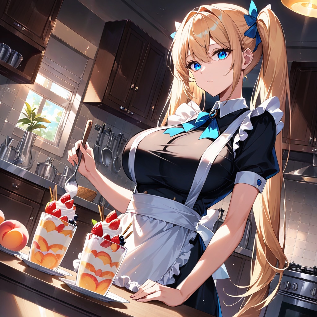 フルーツパフェ | の人気AIイラスト・グラビア