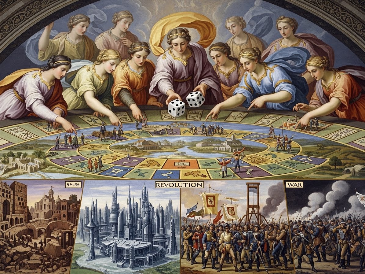 神々の双六 | の人気AIイラスト・グラビア