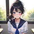 目のやり場に困るクラスメート 2枚目