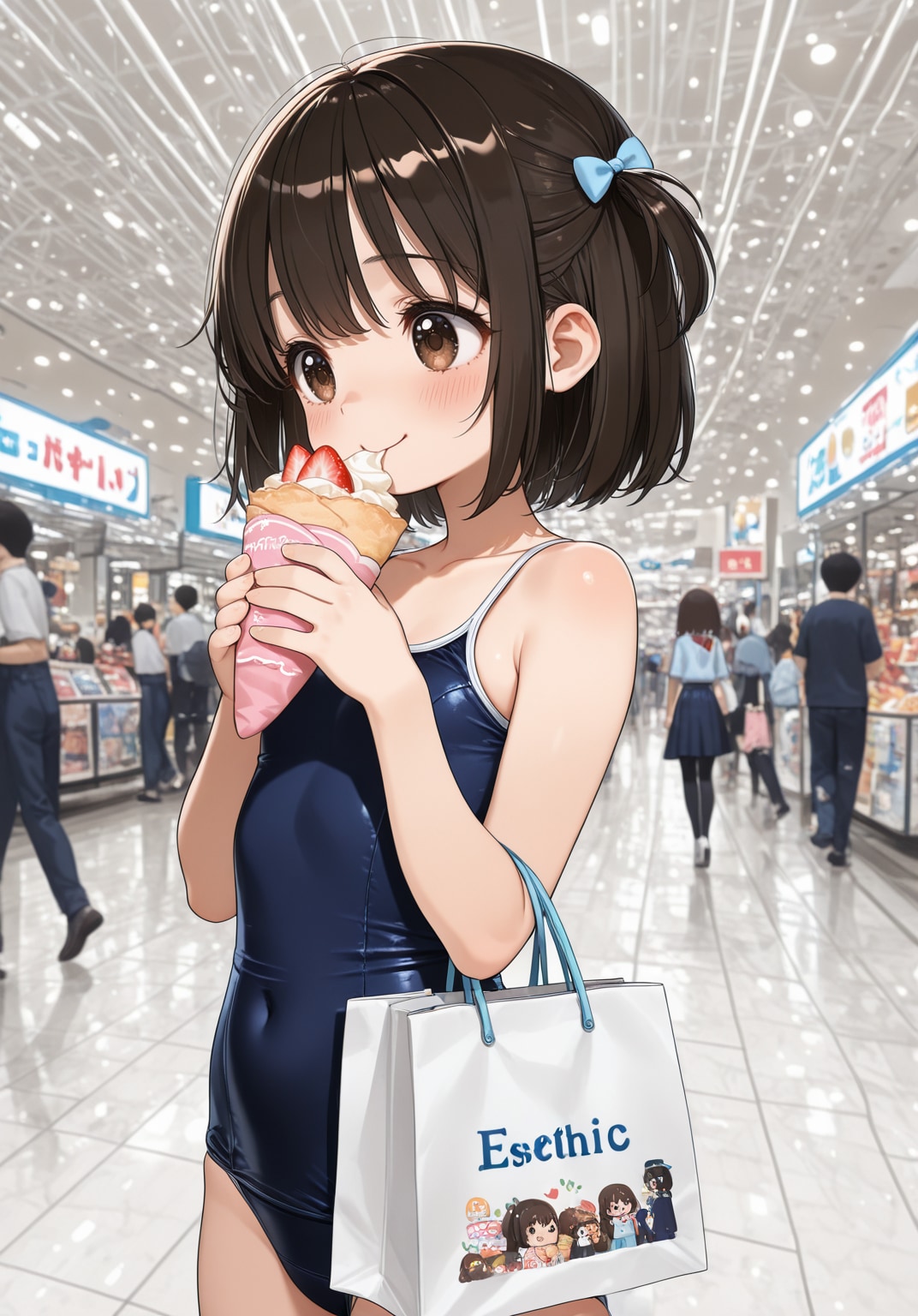スク水モールの甘いひととき
