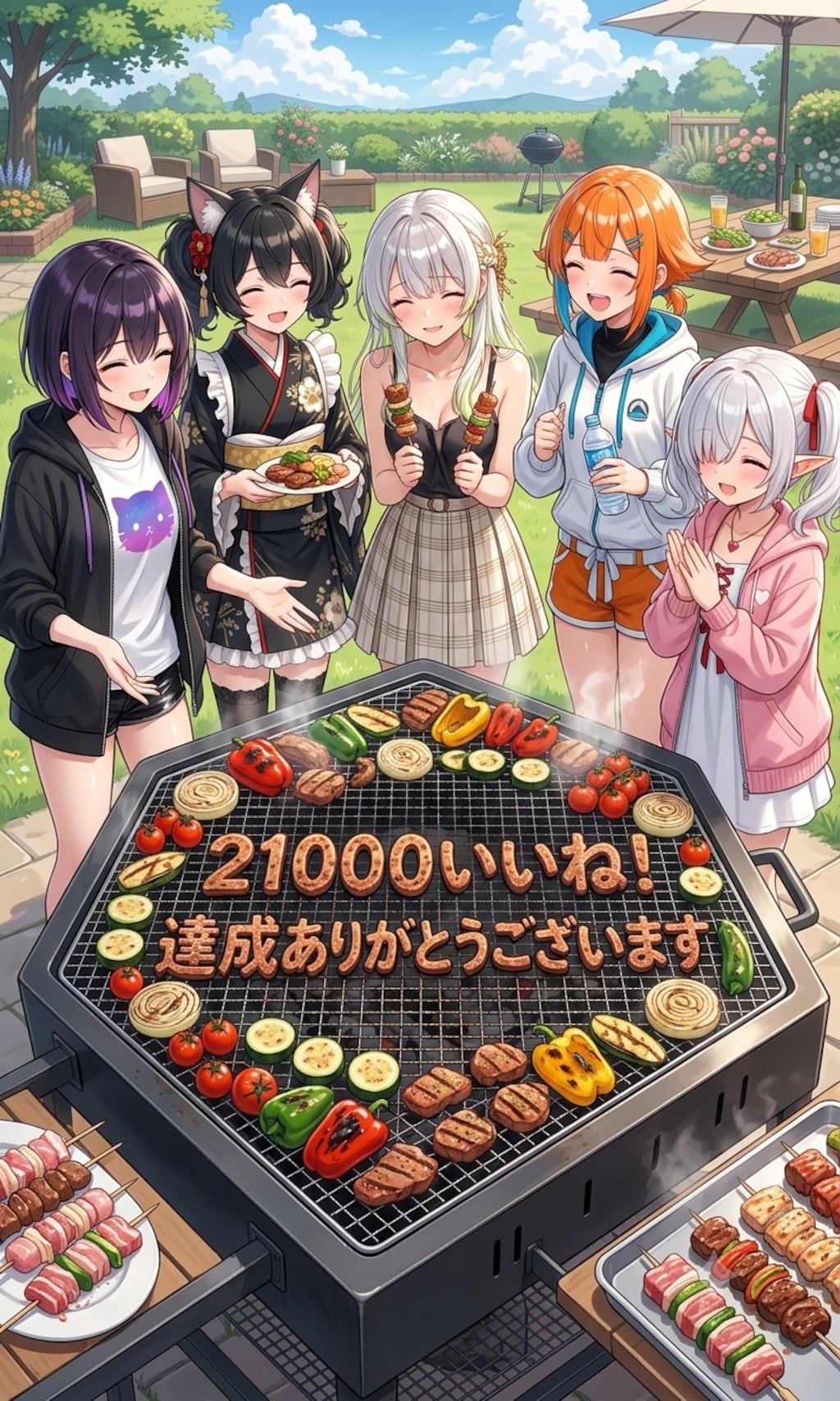 21000いいね！達成ありがとうございます