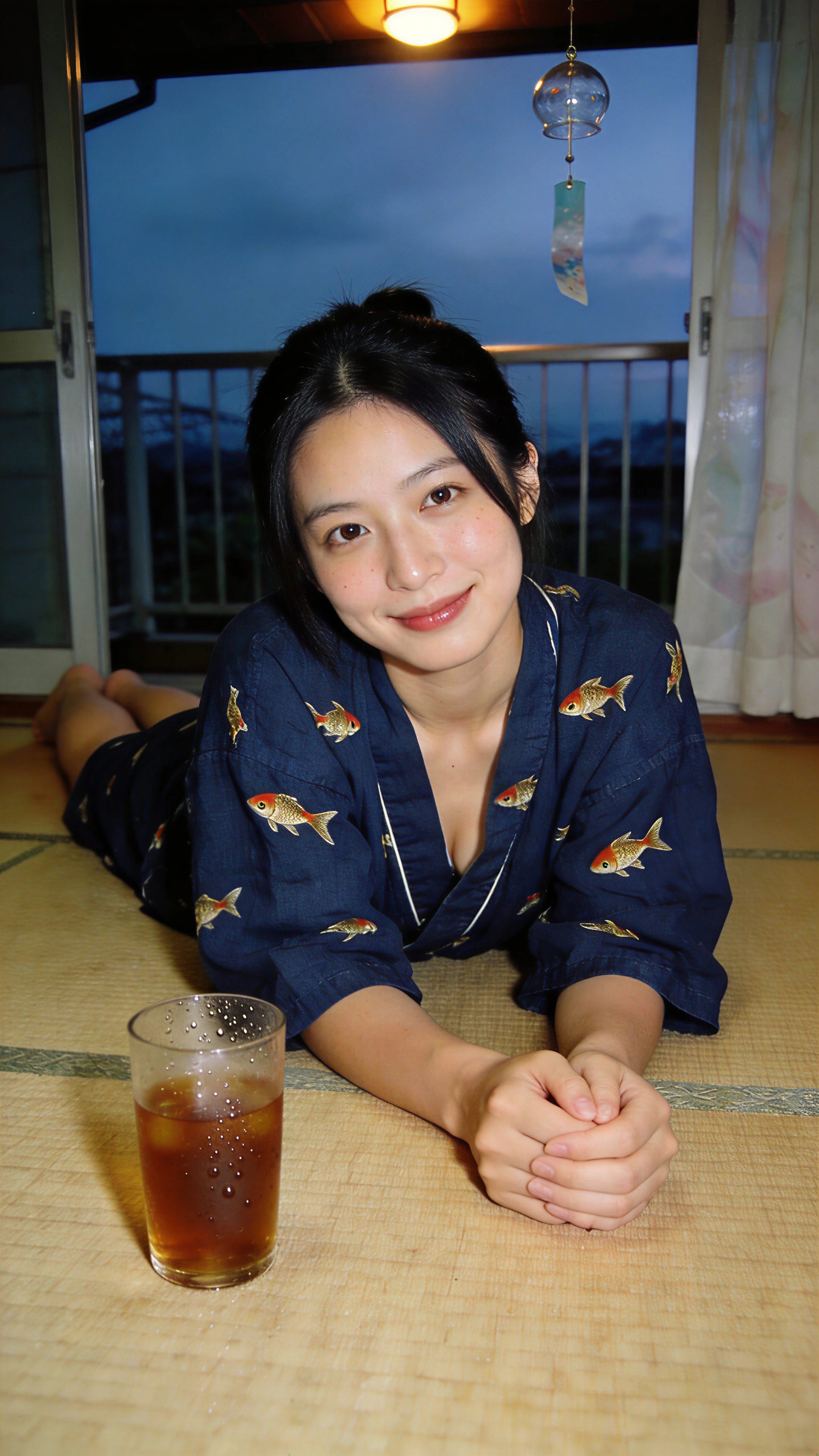 Barley Tea at Blue Hour