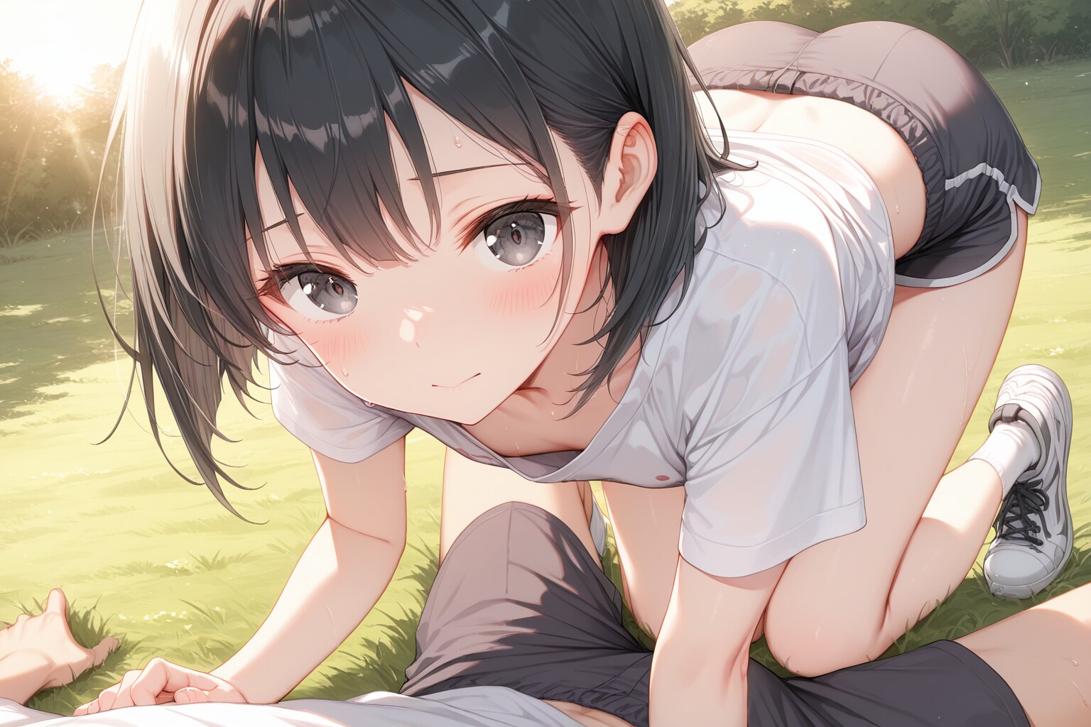 青春？の汗