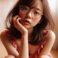 眼鏡女子 3-3 7枚目