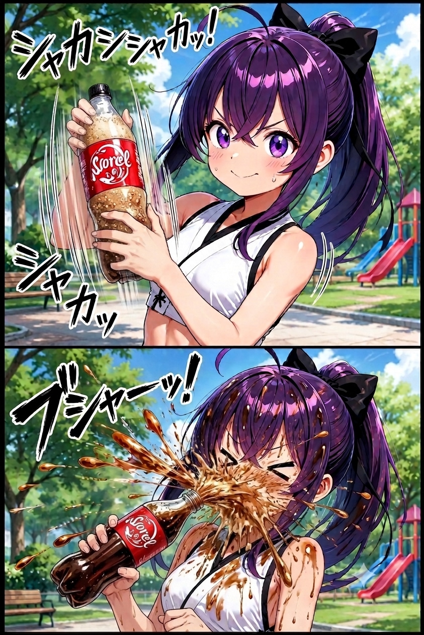 お約束をやってしまうクノイチ