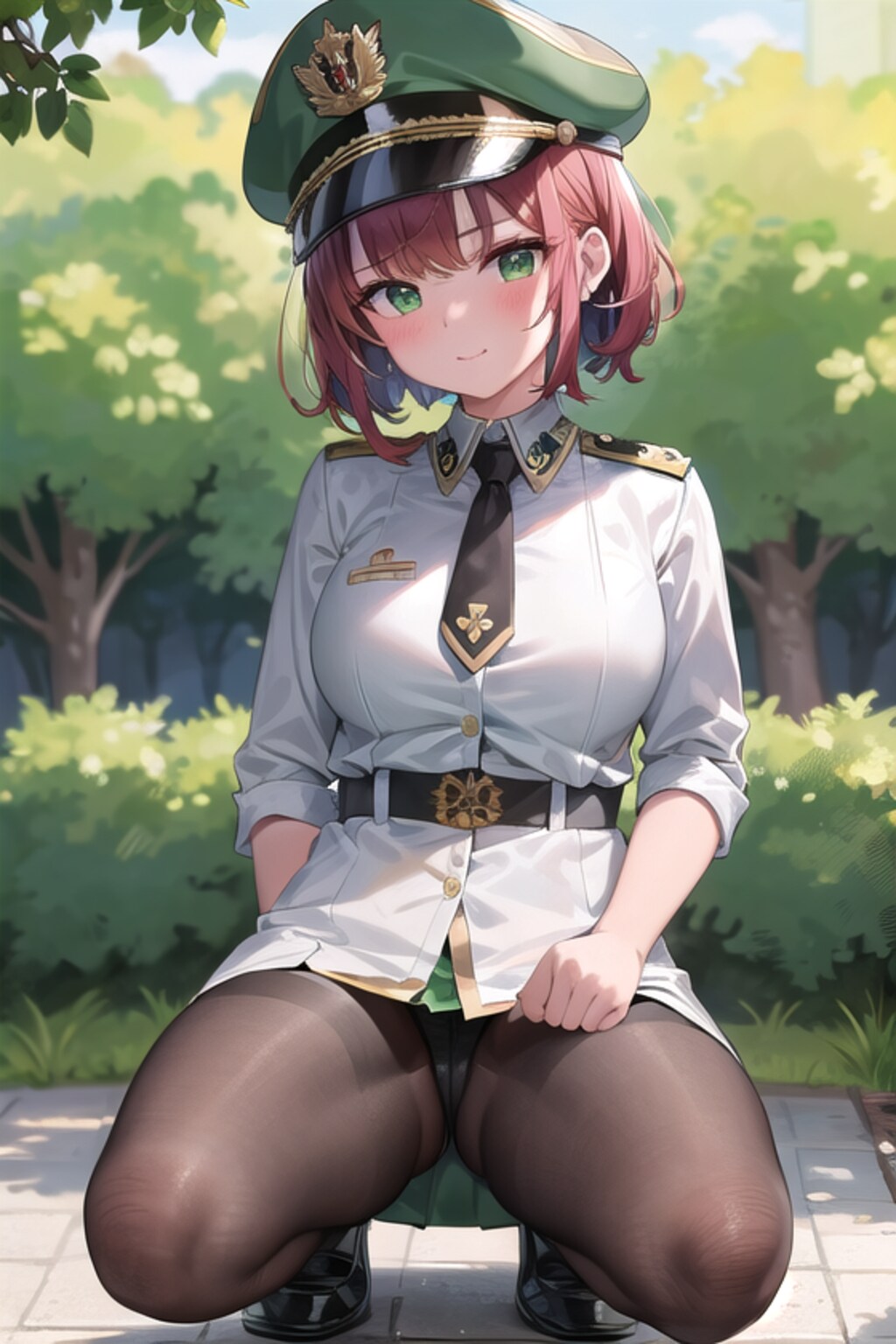 軍服でｶﾞﾁｬ生成