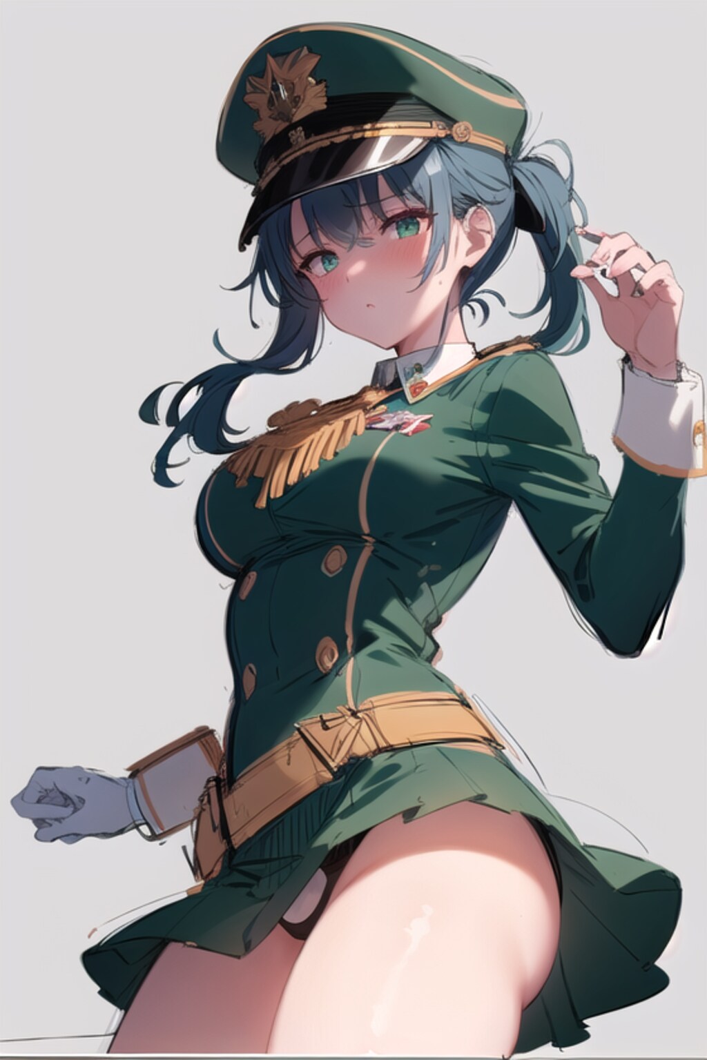 軍服でｶﾞﾁｬ生成