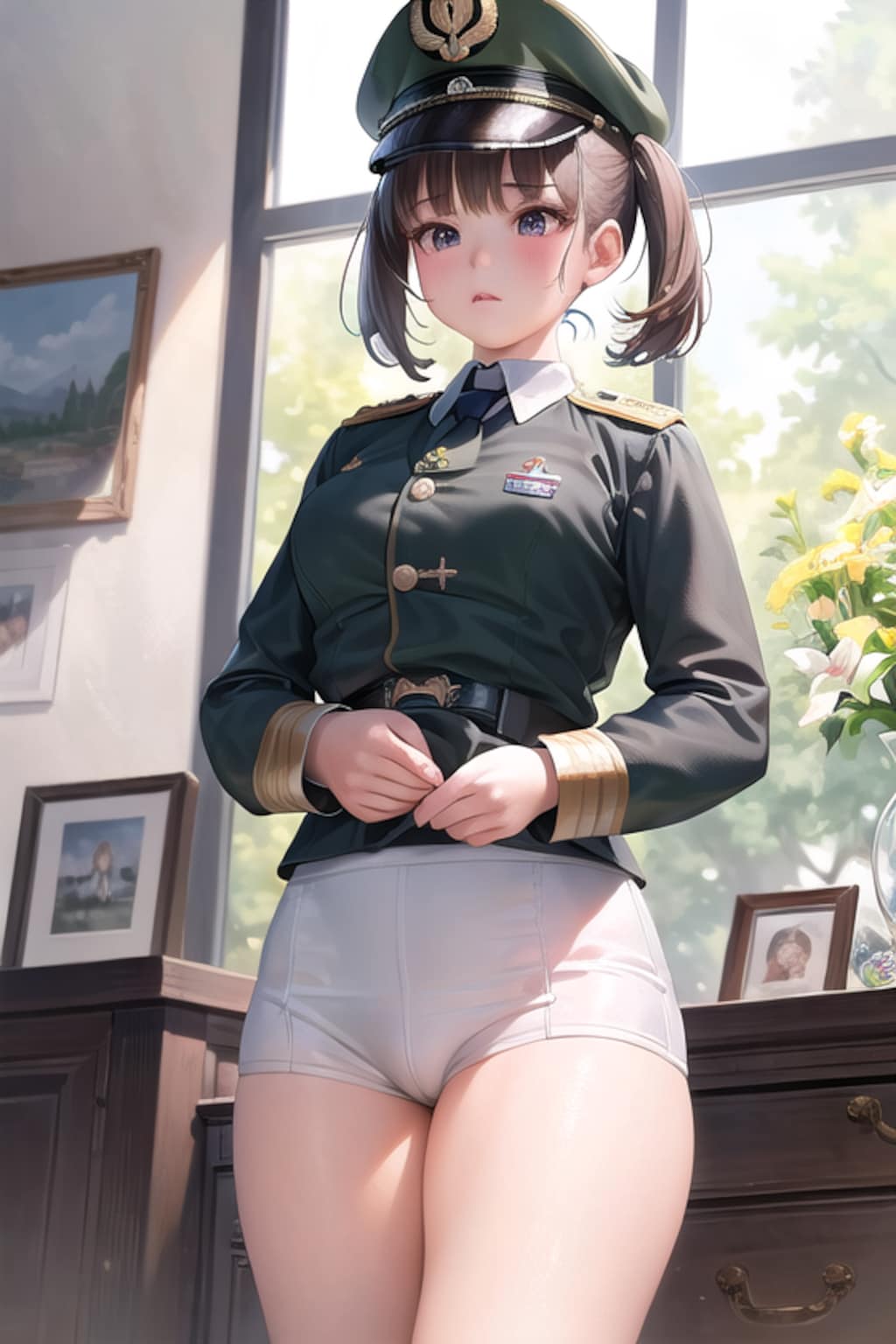 軍服でｶﾞﾁｬ生成