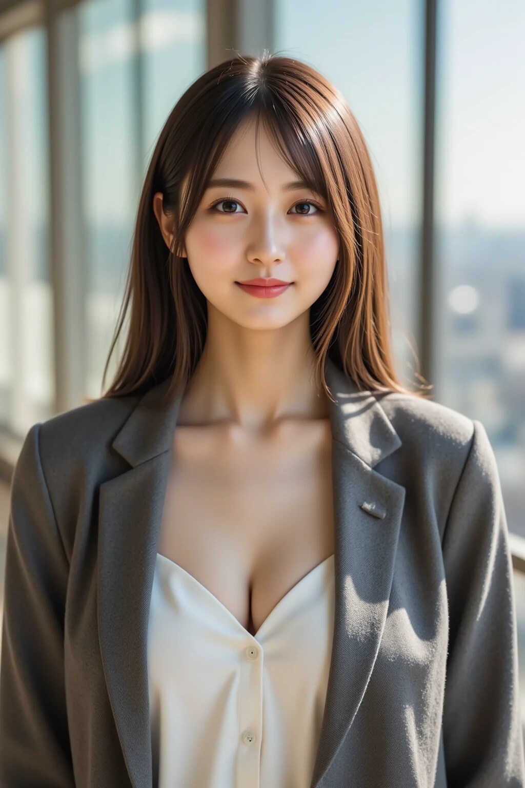 スーツ美女