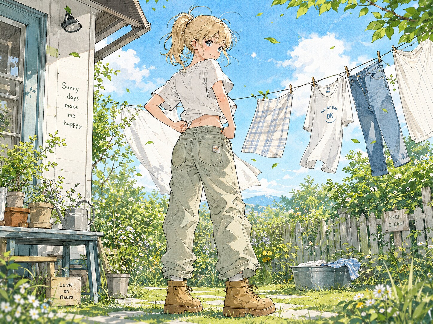 夏空と少女91