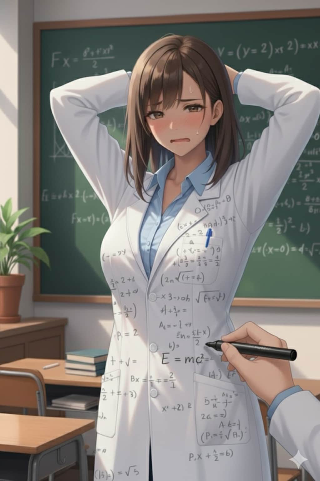 黒板がいっぱいだからって！？