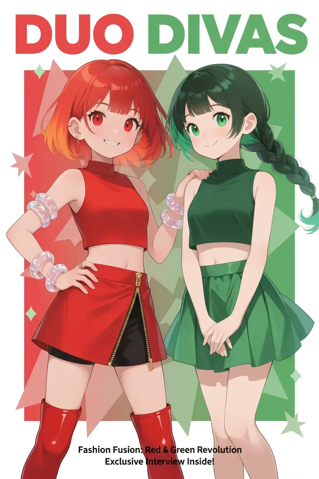 🌈PT-04×05　リユとセラフィ　Red＆Green☆Revolution